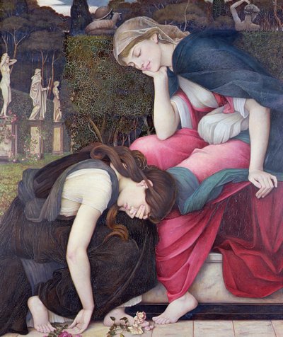 Patience on a Monument Smiling at Grief by John Roddam Spencer Stanhope